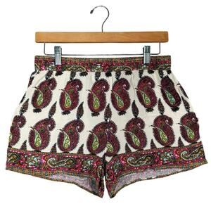 Anthro Ett:Twa Paisley Boho Shorts Flowy Small Romantic Fairycore